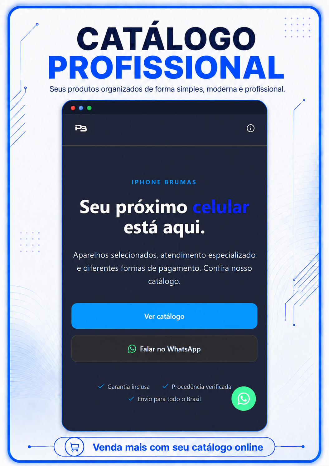 Página inicial do catálogo